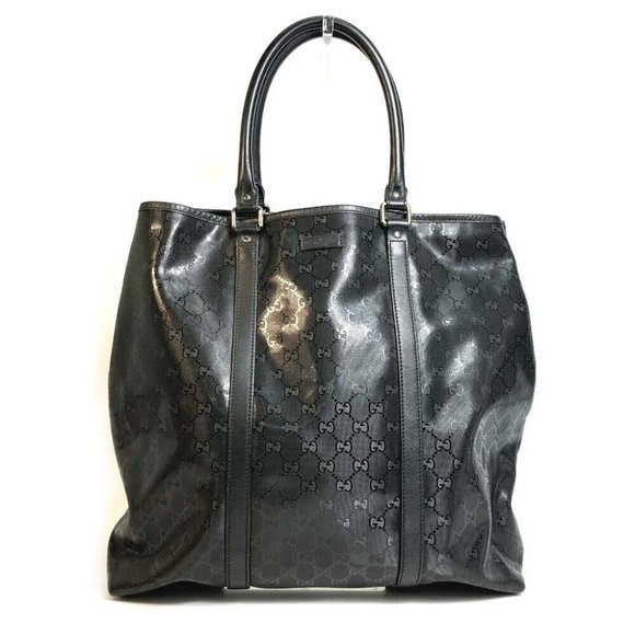 Authentic GUCCI 223668 GG implementation Tote Bag GG implementation Black - Picture 1 of 12
